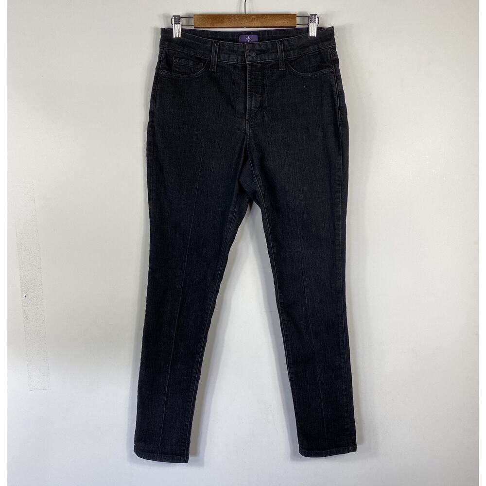NYDJ Skinny Jeans 8 Black Alina Leggings Jeggings 5-Pocket